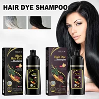 EELHOE Black Hair Dye Shampoo Hair Color Shampoo for Women & Men Natural Herbal Ingredients Champu Para Canas pintar el pelo