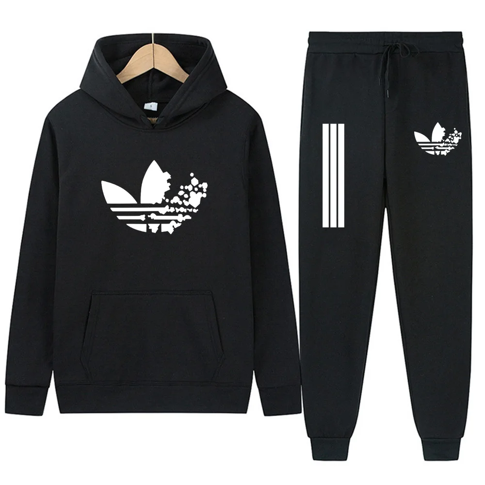 

Мужская толстовка с капюшоном, Мужская одежда, разбрызгивающийся женский костюм, мужской спортивный костюм, брючный костюм, новинка, толстовки и свитшоты, спортивные костюмы, комплект