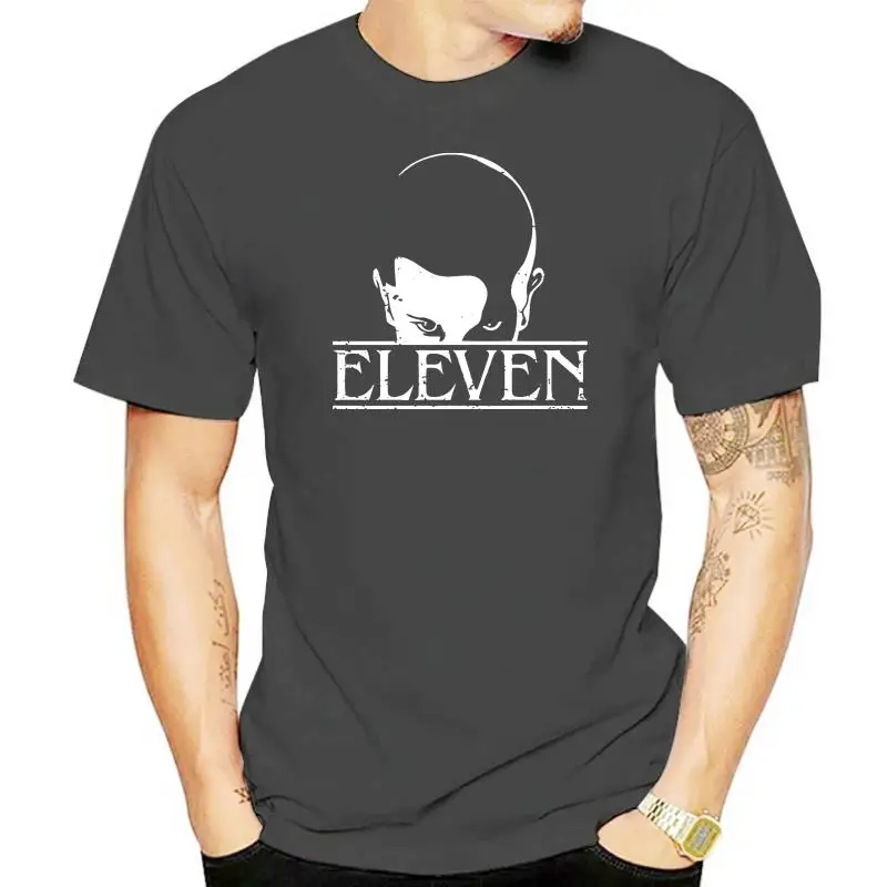 thumbnail image 1 of Camiseta negra de estilo extraño para hombre, talla S-6XL, con temática de cultura pop, Things Eleven Cosplay, 1 of 5