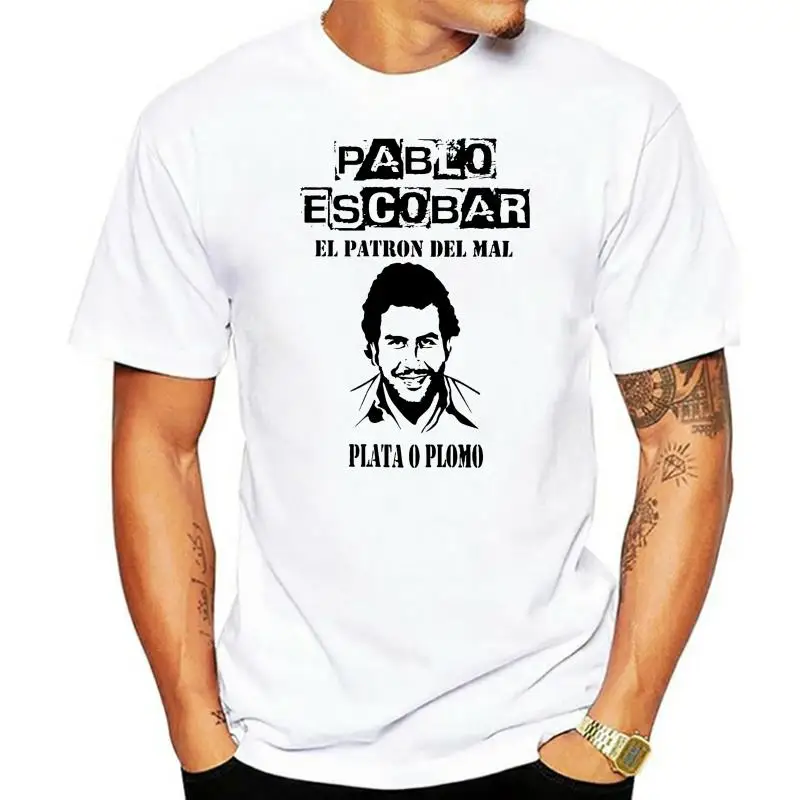 

Men Tops Tees 2022 Summer Fashion New PABLO ESCOBAR EL PATRON DEL MAL UNISEX T-SHIRT T-Shirt