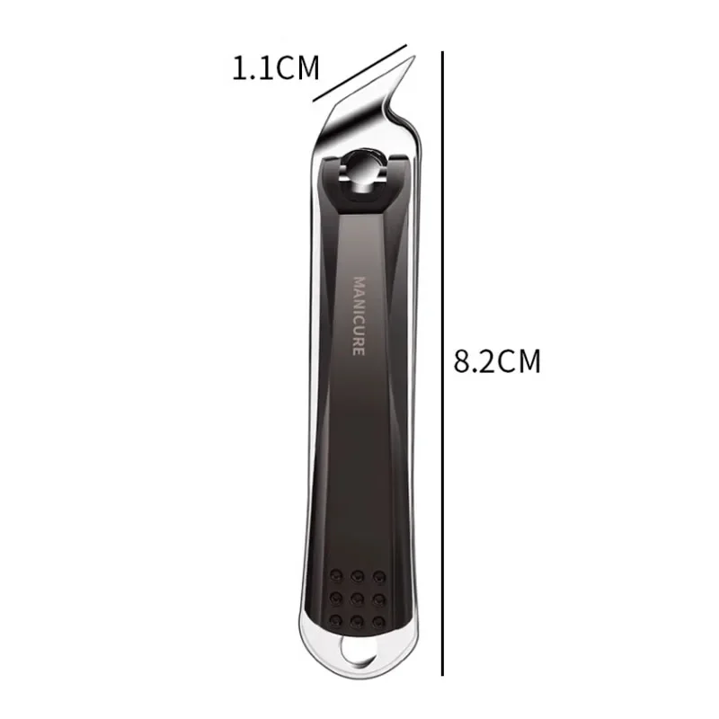 Large diagonal design nail clippers Nail clippers Single home high-end sharp nail groove nail clippers dead skin pedicure tool 6