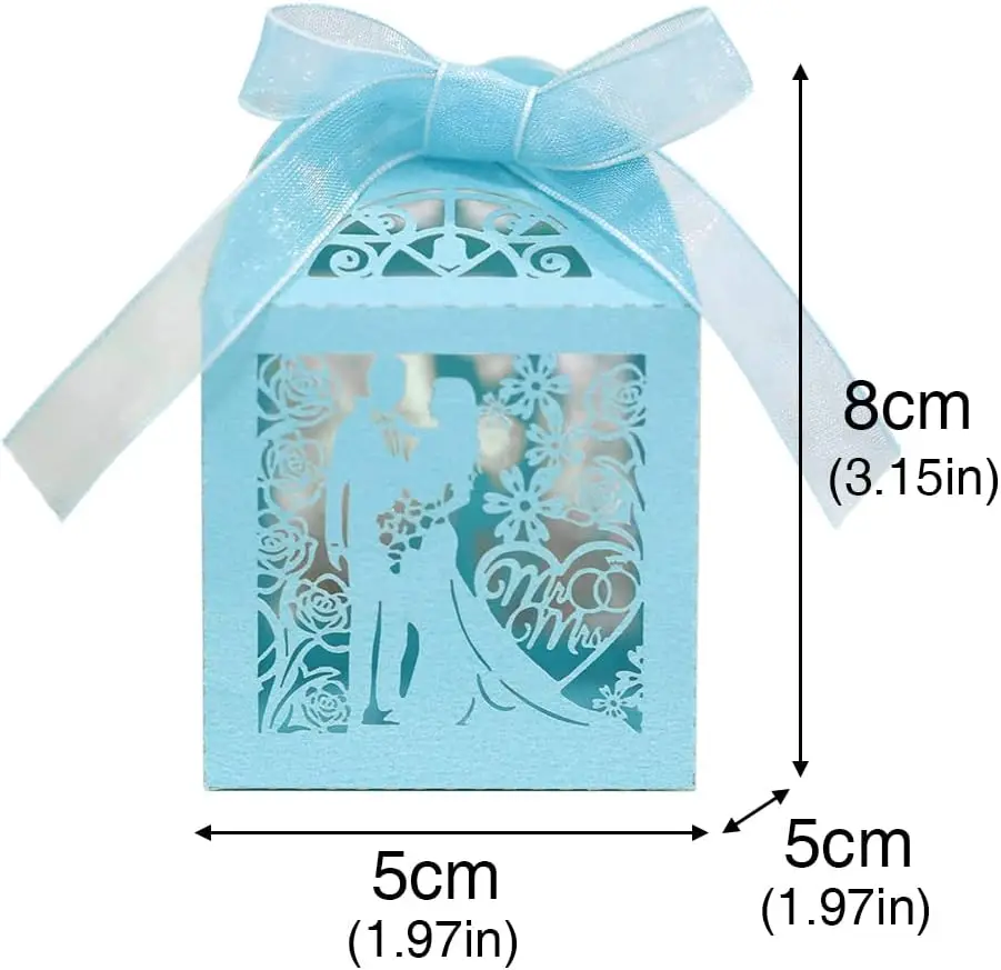 Sparkling Gold and Silver Mini Gift Box Bags – Creative Paper Packaging for Wedding Fav... - SKU MFB01448 - UGI Packaging