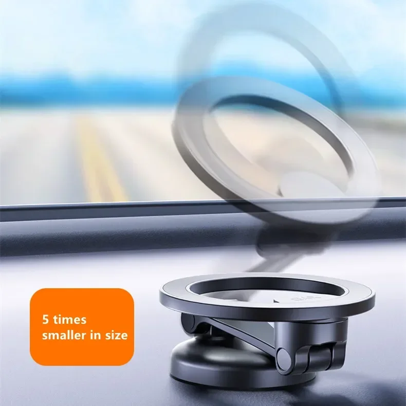 Magnetic Car Dashboard Phone Holder For Magsafe Soporte Moviles Para El Coche Macsafe Cradle Cellphone Vehicle Max tape Bracket