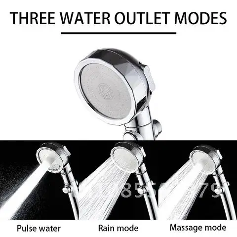 

Sprayer Shower Head High Pressure Adjustable ABS Bath Accessory Bathroom
