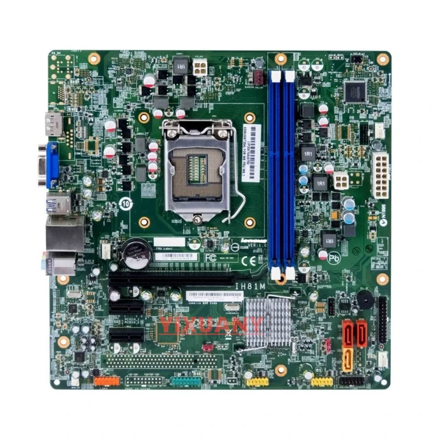 Original for Lenovo ThinkCentre E73 motherboard IH81M 00KT254 00KT255  00KT257 03T7161 motherboard 100% tested OK fully work - AliExpress