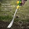 New Garlic Digging Shovel Agricultural Stainless Steel Flower Shovel Gardening Weeding Dig Wild Herbs 3-Point Shovel Garden Tool 1