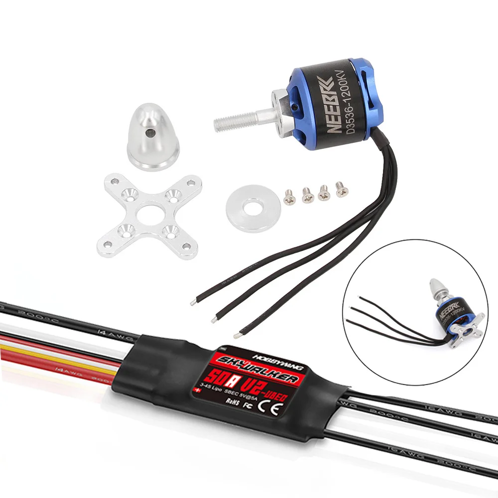 Moteur Sans Balais RC 1503 2400KV 7,4V – Brushless Pour Drone Quadricoptère Et Avion RC – Léger Et Durable