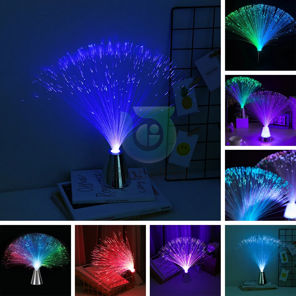 LED Fiber Optic Lamp Multicolor Star Sky Light For Holiday Wedding Centerpiece Optic Fiber LED Night Lighting Decor lamp