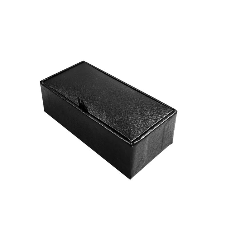 Scatola Porta Gemelli In Plastica – Custodia Rigida Per Gemelli E Fermacravatta, 77x39x36mm, Colore Nero, Con 2 Slot Interni