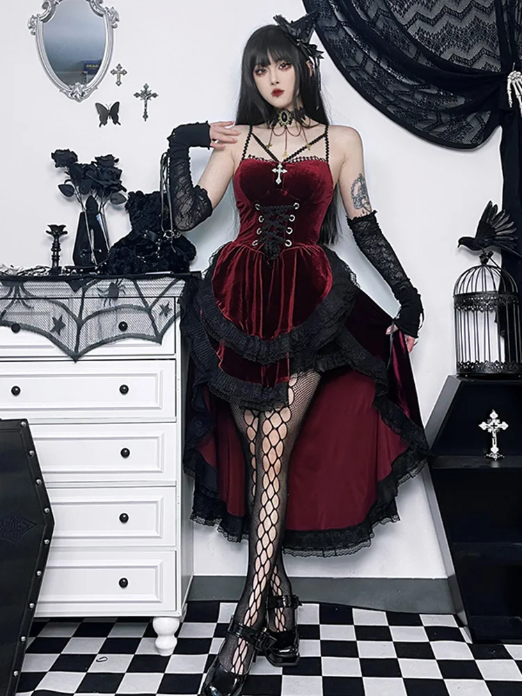 gothic cocktail dress