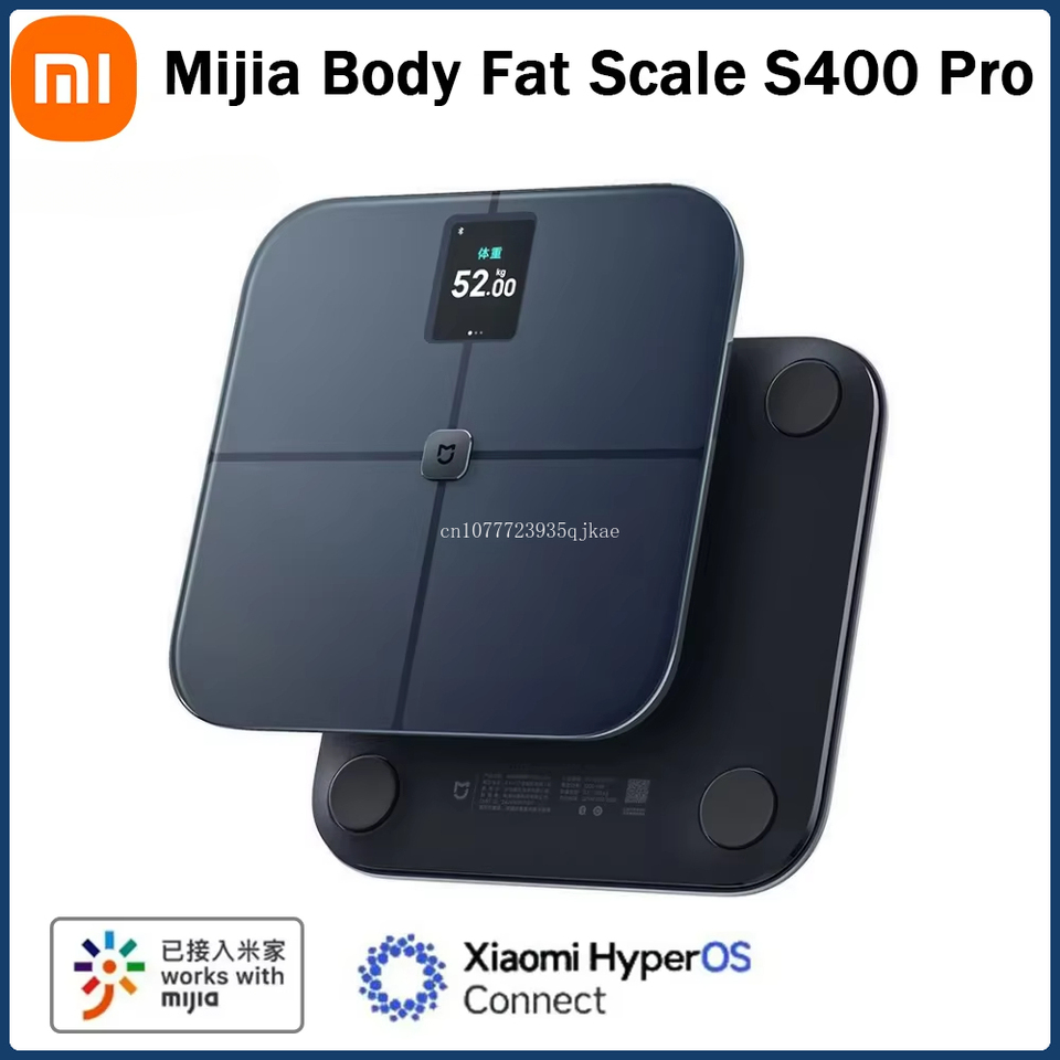 Xiaomi Mijia Body Fat Scale S400 Pro TFT Color Screen Bluetooth5.1 3.5in Smart Home Body Composition Scale Work with Mi Home App