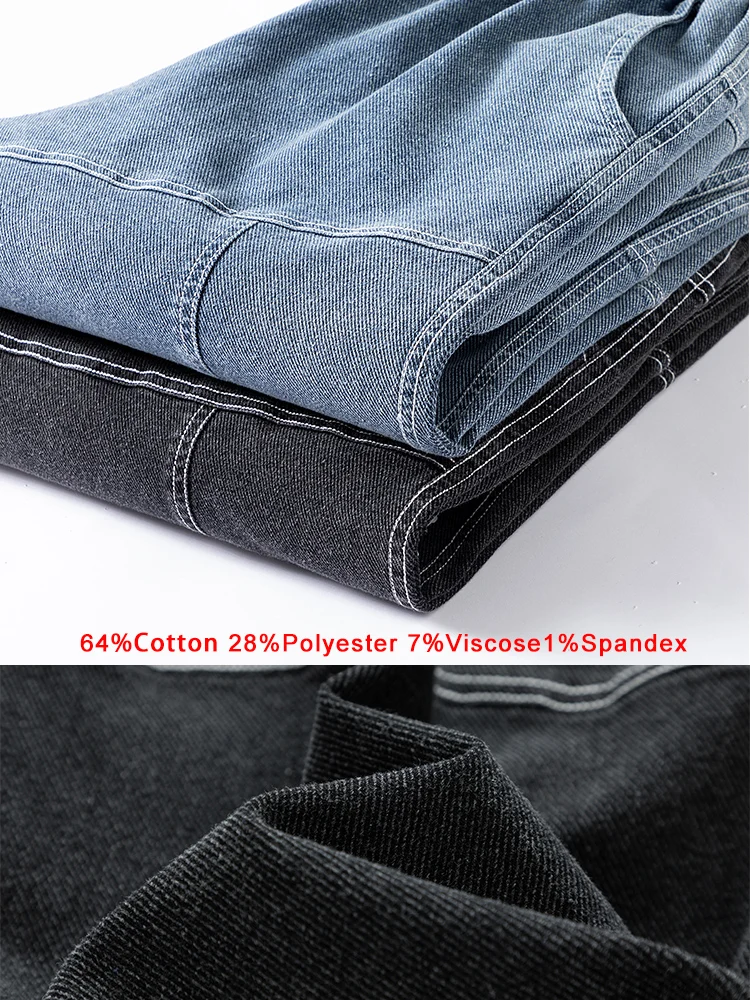 cordão, calça harém, jeans esticada, tamanho grande 8XL, moda outono, nova, 2023