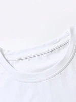 Coton 2025 nouveau T-shirt d'été femmes élastiques vêtements pour femmes haut surdimensionné T-shirt blanc ample femmes T-shirt à manches courtes 3