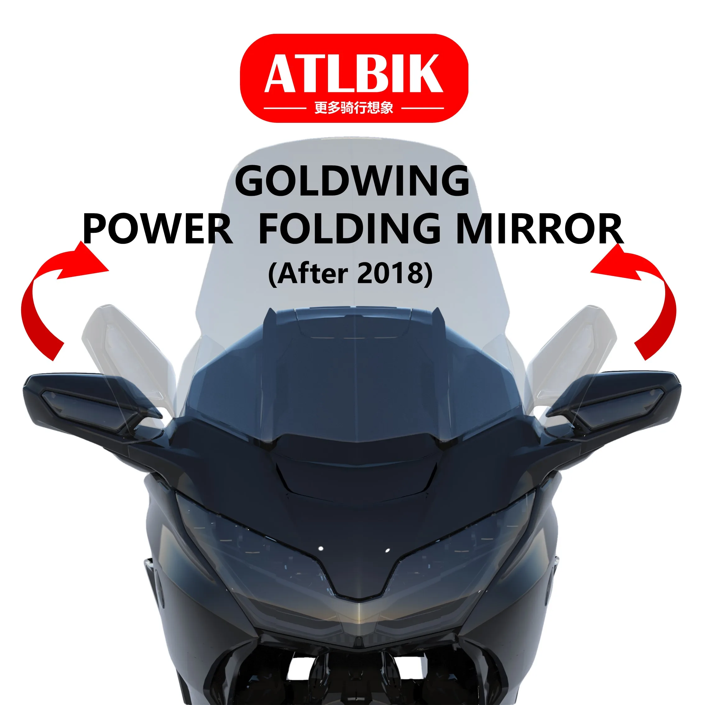 

FOR GOLDWING GL1800 POWER FOLDING MIRROR MODIFICATION KIT PART DCT F6B 2021