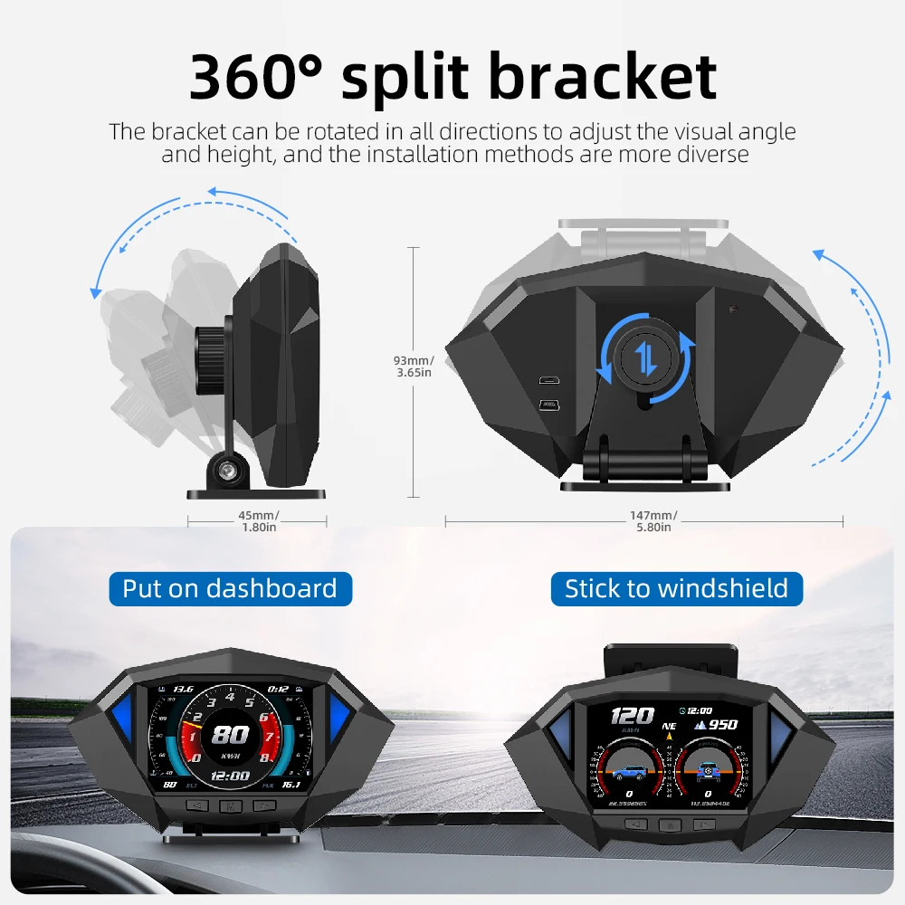  HUD  ÷, OBD2 º ǻ, GPS ӵ,  ˶ ˸,  ڵ, ͺ з, 4X4 