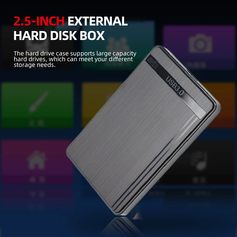 HDD SSD ̽ SATA-USB3.0 HDD Ŭ,  ϵ ̺ ̽, SSD ũ HDD ڽ, HD  HDD Ŭ, 2.5 ġ