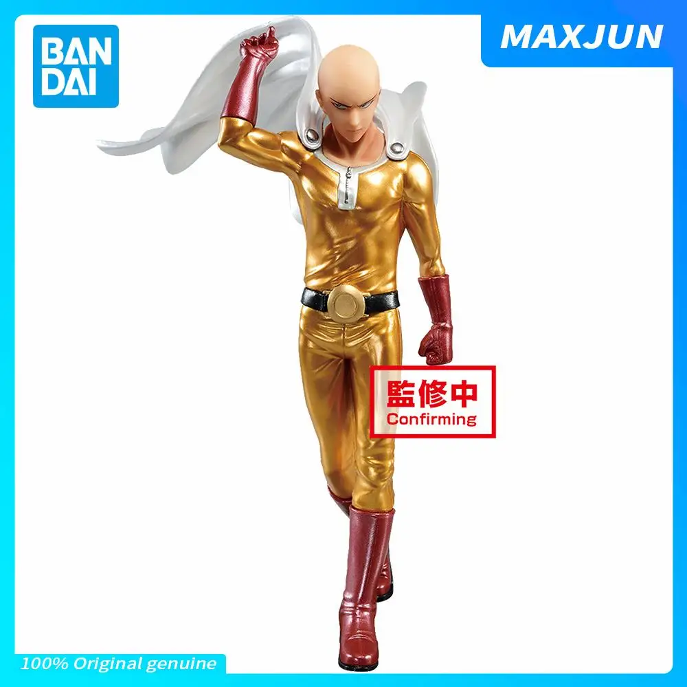 

In Stock Original Anime ONE PUNCH-MAN figure Saitama 20cm PVC Model Toys BANPRESTO Saitama Bald cape Figure MAXJUN