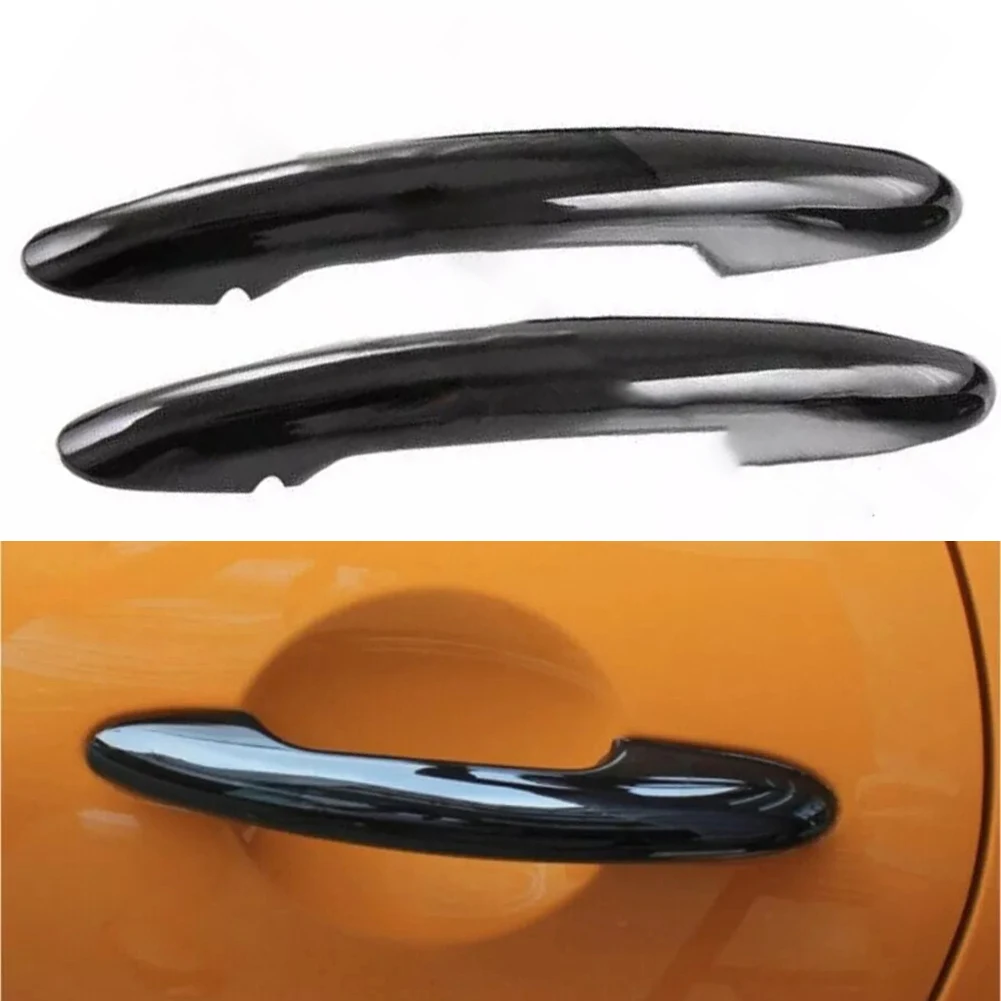 Geben Sie Ihrem MINI einen Premium-Look mit einer glänzenden schwarzen Türgriffabdeckung, kompatibel mit F54 F55 F56 F57 F60 – Detail 2
