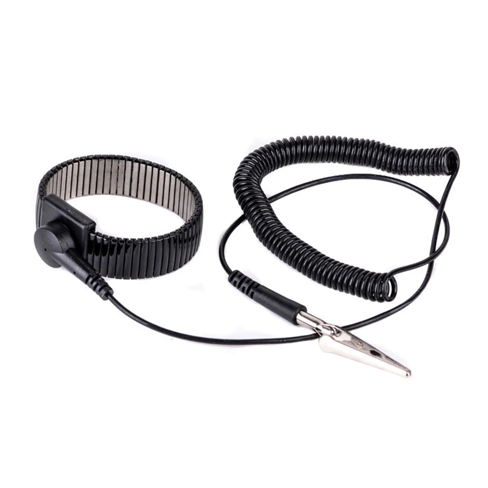 B2G1 Free New Anti-static ESD Adjustable Strap Grounding Bracelet Wrist Band 