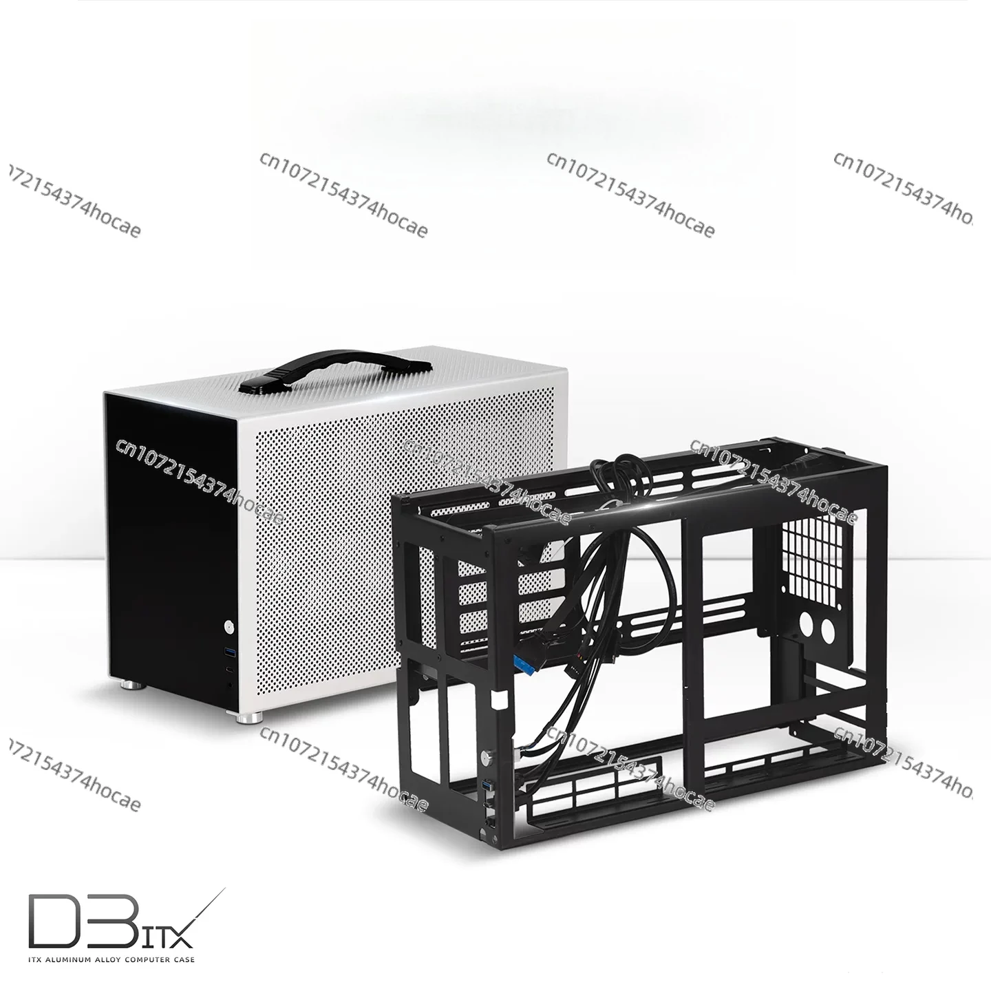 D3 알루미늄 합금 소형 섀시 Atx 전원 공급 장치 280 수냉식 미니 컴팩트 소형 인라인 Itx 섀시