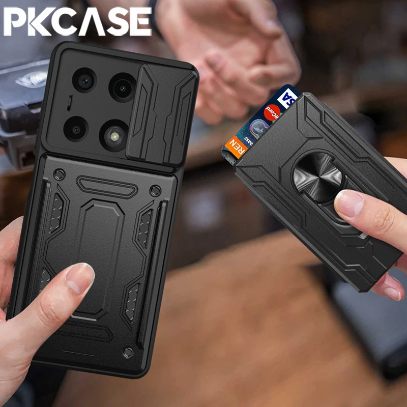 ESTH® Coque Pour Xiaomi 14T 5G, [360° Support Rotatif] [5 Fois Qualité