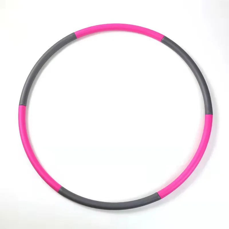 Removable Fitness Hoop Massage Foam Adult Weight Loss Training Equipment Sturdy and Soft Bodybuilding Exercise Hula Circle 1 PC