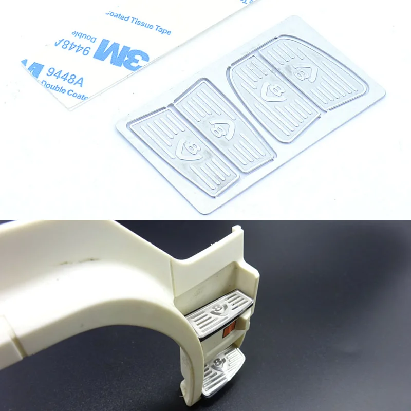 

1:14th Scale Metal Pedals Decorate Sticker Skid Plate for Tamiya RC Dump Truck SCANIA R620 R470 R730 Car Accessories
