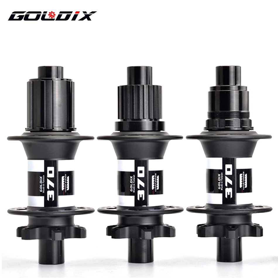 GOLDIX GDX370 Bicycle Hub Sealed Bearing 6 bolt Disc Brake Straight