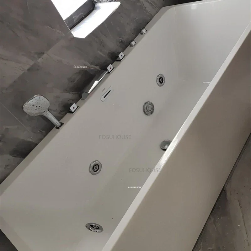 Modern Acrylic Bathtub Spa Tubs And Sauna Rooms Spa Bathtubs Sauna Rooms Bathtub Rectangle Comfortable Massage For Adult
