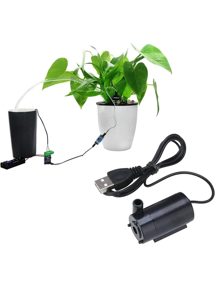 Description Picture 6 of itemDC 3-5V USB Micro Submersible Mini Low Noise Brushless Water Pump for Aquariums Fish Tank Pond Fountain Hydroponics Garden