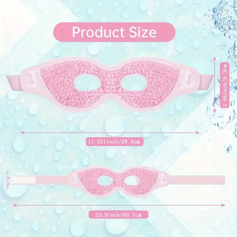 Ice Eye Mask Hollow Gel Eye Mask Ice Pack Cold Compress Heat Swelling Relief Dark Circles Professional Eye Care Products