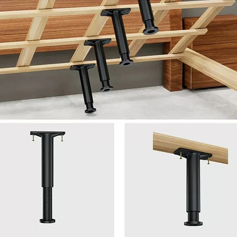 Versatile Adjustable Height Metal Furniture Support Legs