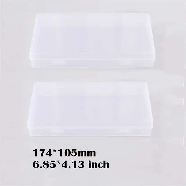 1/2pcs Desktop Stationery Organizer Pencil Box Washi Tape Stickers Storage Case Table Desk Organizer Box School Office Supplies 2pcs large