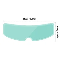 Films Anti-buée pour casque de moto, 2 pièces, autocollants Anti-buée, un incontournable pour les coureurs en hiver, très fins 5