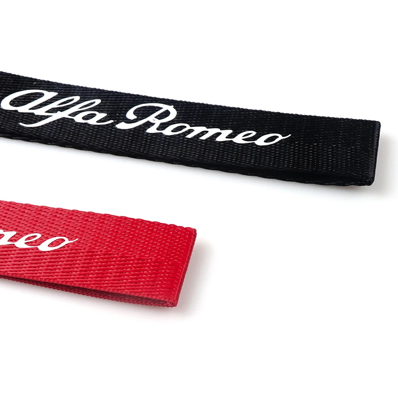 Alfa Romeo Inspired Car Keyring Wristband with Key Tags and Decorations