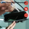 Rear view Mirror Professional Strength Rearview Adhesive Kit High-Bond for Glass & Metal Quick Curing Glue 0.014FL OZ 0.4ML 3