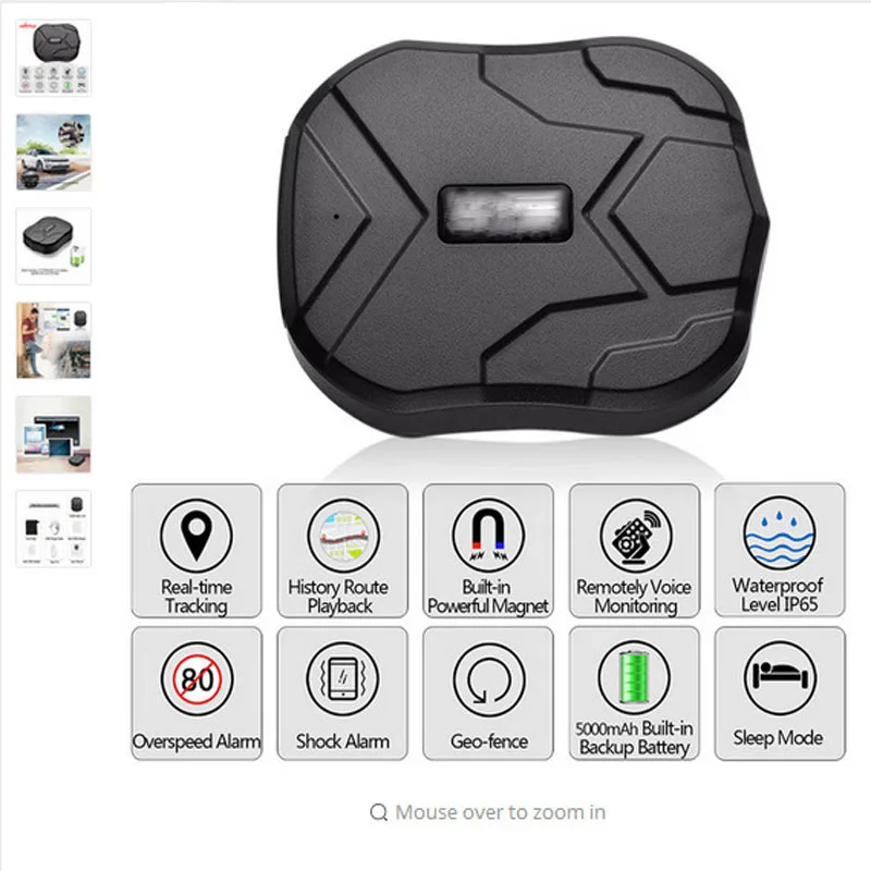 Vehiclemounted satellite locator, GPS tracker, locator, waterproof