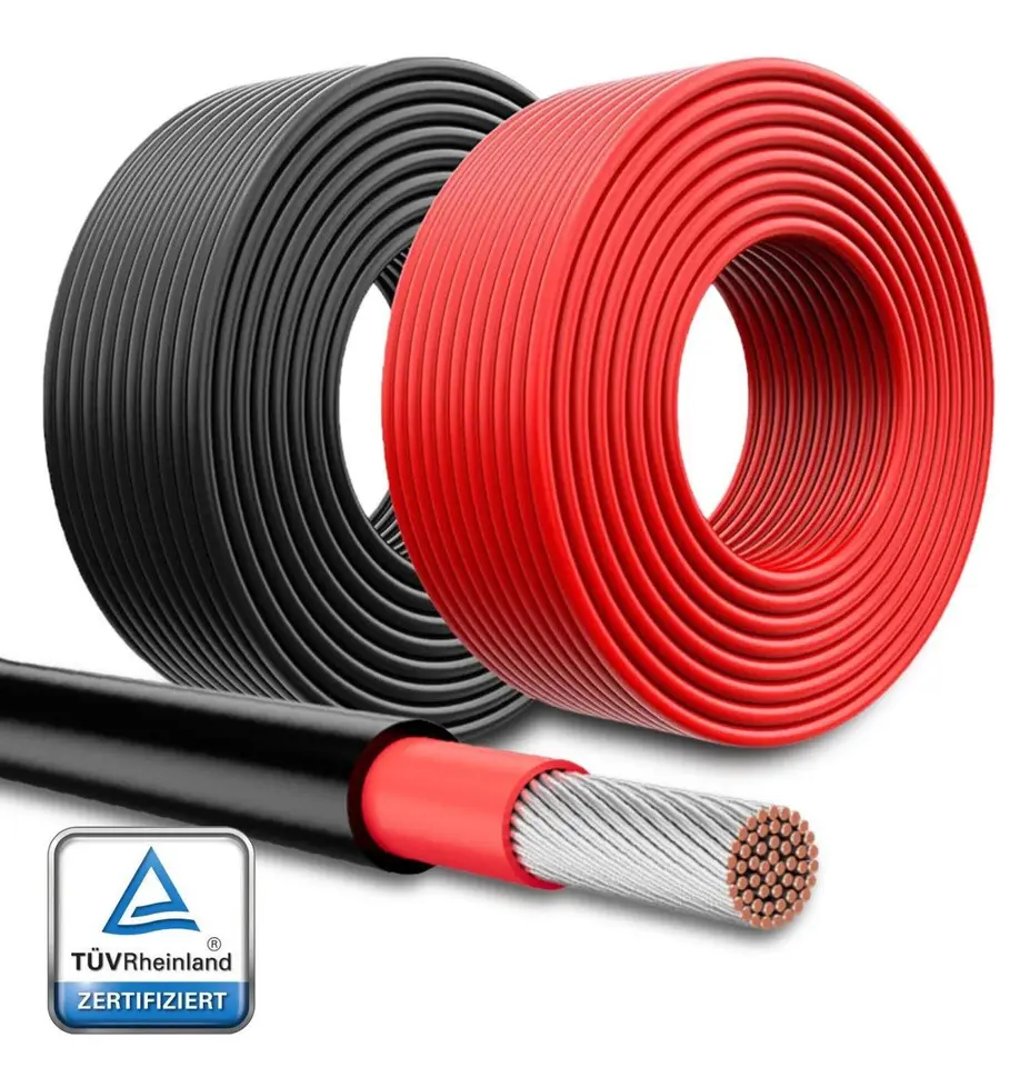 PowMr 10AWG 6mm Solar Extension Cable for Panels