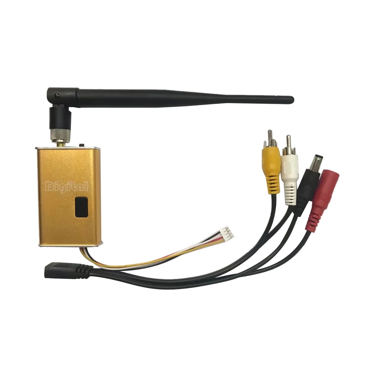 

5000MW 5W Miniature FPV Video Sender 1.2G 1200Mhz Audio Video Wireless Transmitter 30Km LOS Long Distance (Transmitter)