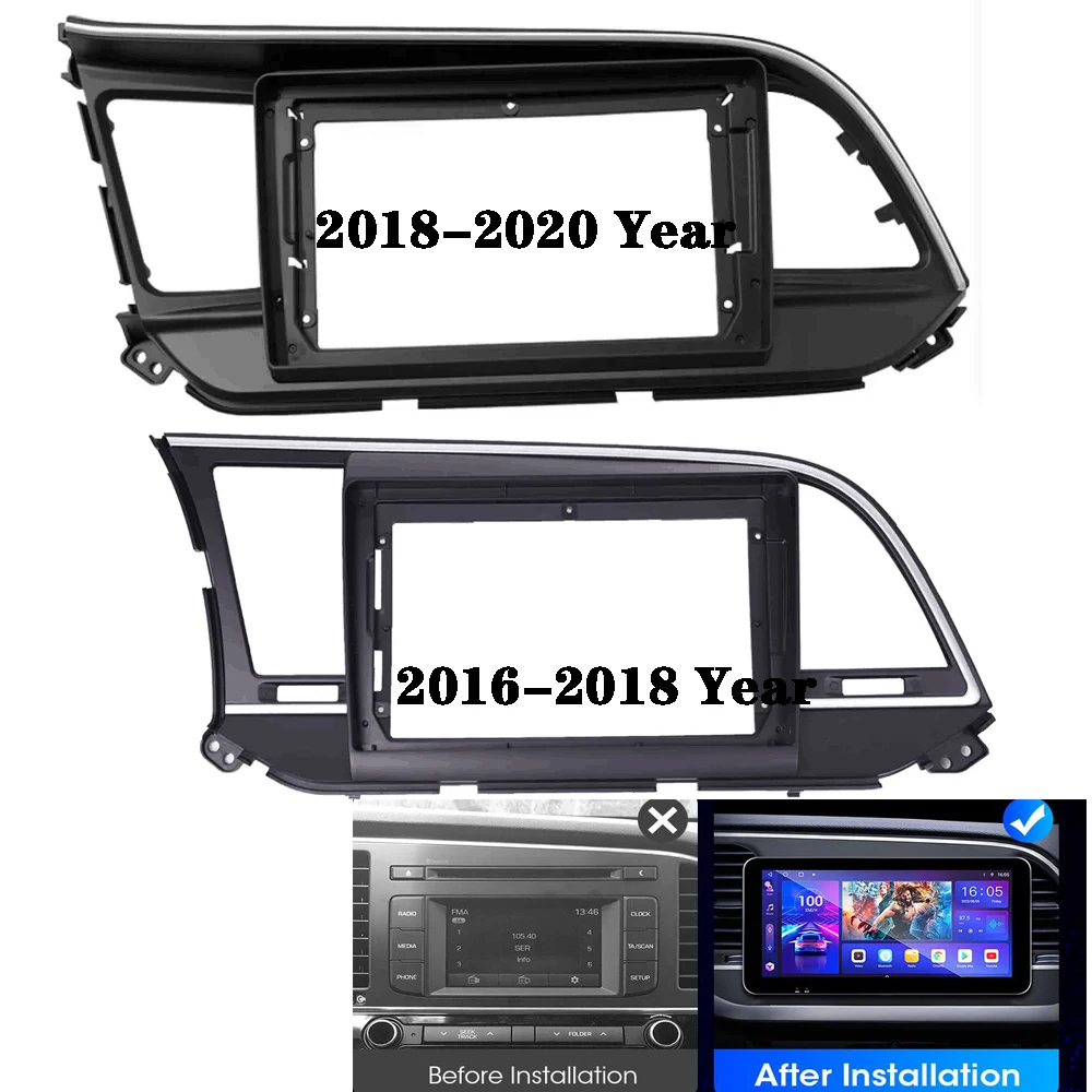  Ʈ 2016-2019  ڵ  ٸ, 2 Din г DVD GPS MP5 , ȵ̵ ÷̾     Ʈ, 9 ġ