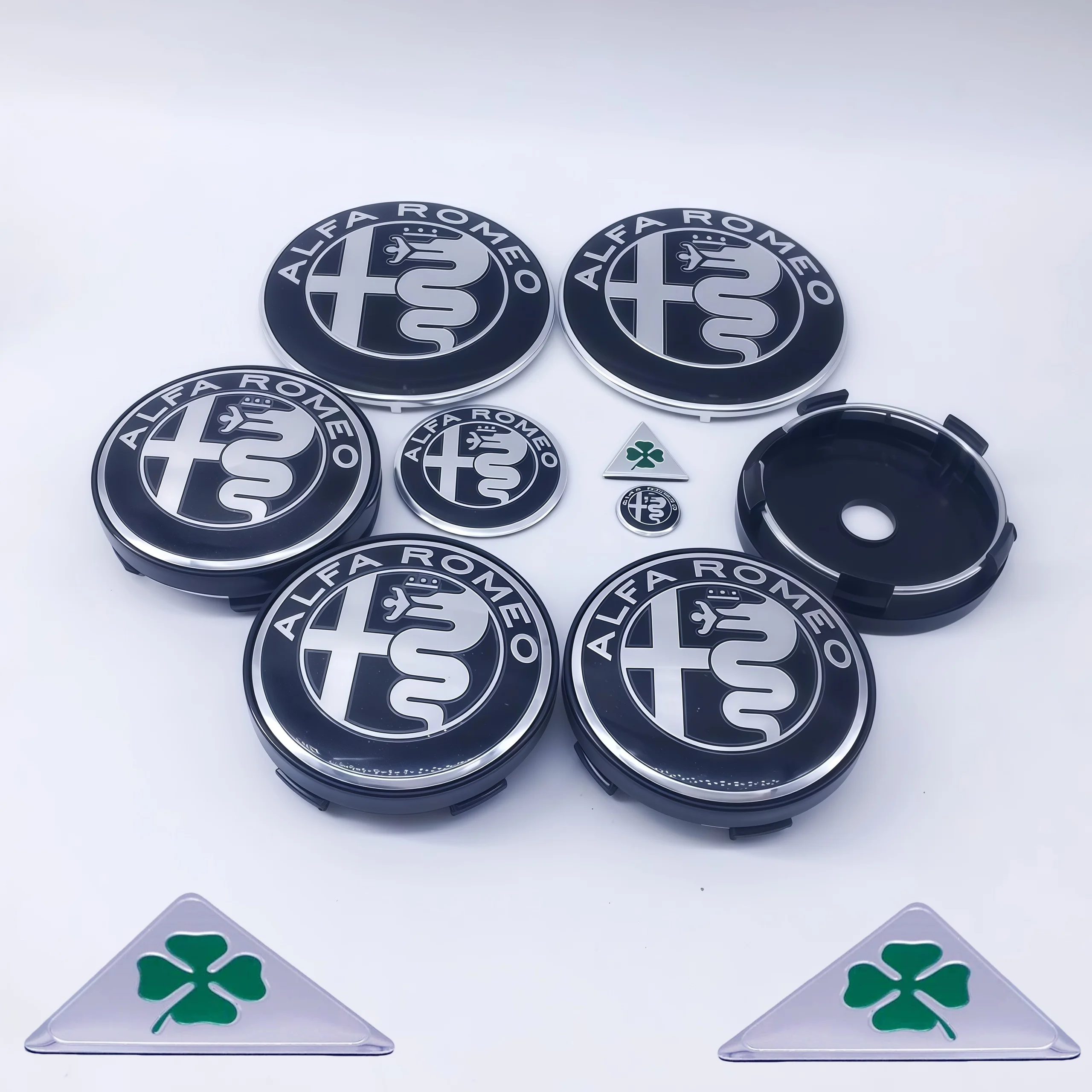 Alfa Romeo Embleem Set - Kleurechtheid in de zon