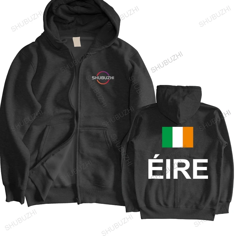 

Cotton Men zipper Tops New fashion jacket streetwear pullover EIRE brand top unisex zipper hirt cotton for boys bigger size