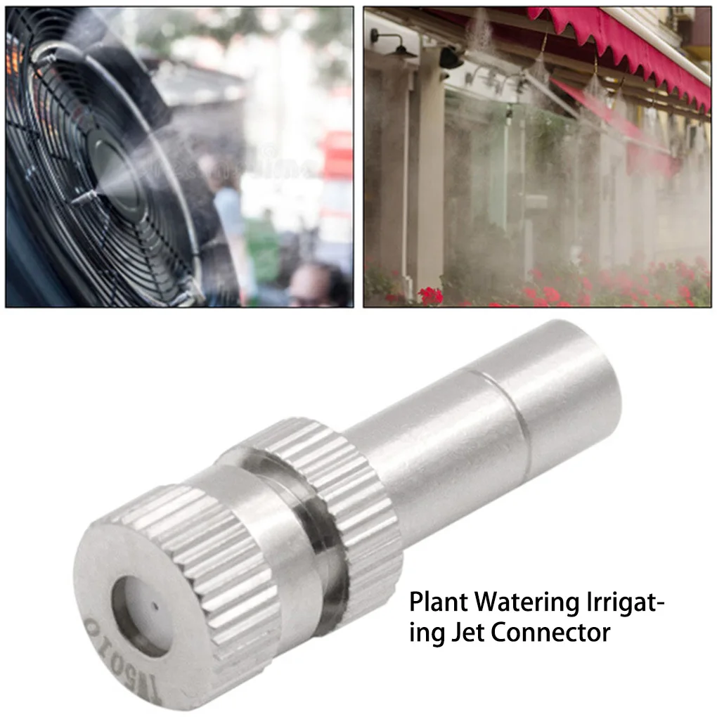 Garden Greenhouse 6mm Low Pressure Misting Nozzle Fast Connect Mist Fog Sprayer Spray Nozzles