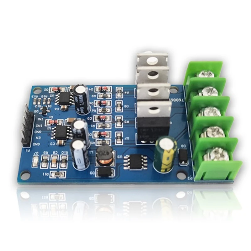 

H-Bridge Motor Driver Nmos With Emergency Brake Forward Reverse 5-30V Motor Module EG2104 Motor Driver Module Easy Install