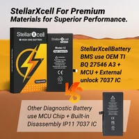 StellarXcell-Diagnostic Battery no pop up message for iphone 12pro 14Plus 15Promax 13mini battery replacement with free tools - Image 5