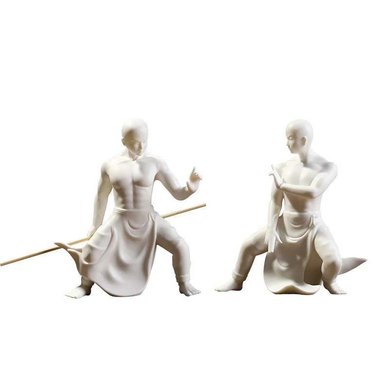 Ceramic monk and Monk decorations, creative, Zen, living room, study, porch, office, desktop decorations