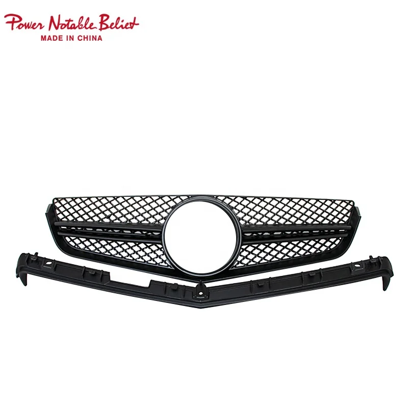 

Автозапчасти W207, передний гриль для Mercedes benz E class W207, два горизонтальных стержня, стиль черный, 2010, 2011, 2012, 2013