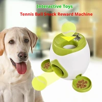 Dog Tennis Ball Food Reward Machine, Interactive Puzzle Toy with Slow Food Dispenser,Outdoor Training Toys Ball Launcher For Pet 2