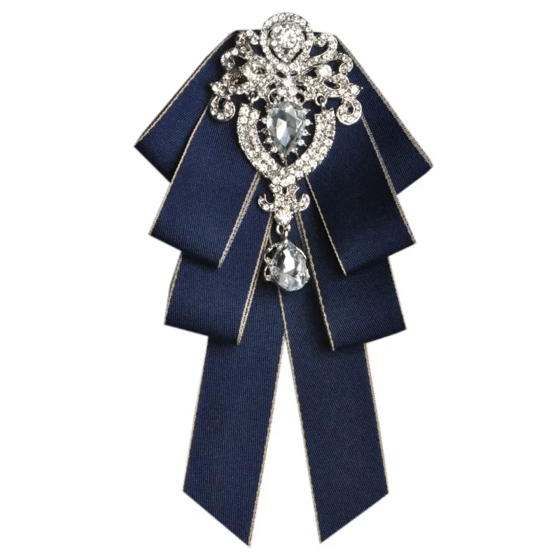Neck Tie Pocket Square Fashion Handmade Red Diamond Bow Tie Wedding Collar Bowtie Brooch Pocket Towel Square Set Gifts for Men Accessories