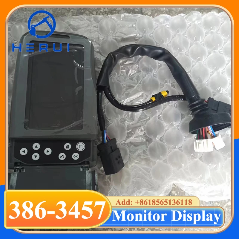 

High Quality Monitor Display 386-3457 3863457 For Caterpillar CAT 320D 324D 325D 330D Excavator